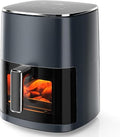 6QT Large Digital Air Fryer with Clear Window, Dishwasher Safe, Nonstick, Gray M578234
