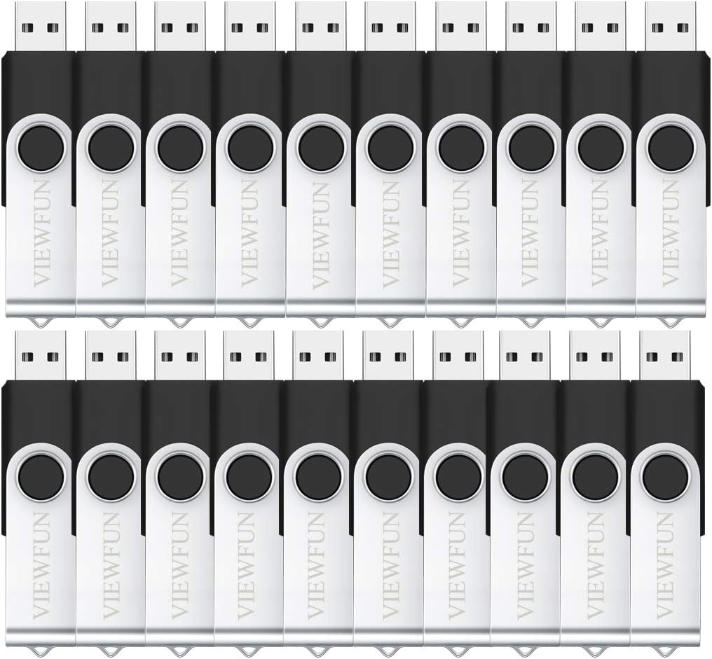 16GB 20 Pack USB 2.0 Flash Drive with LED Indicator and Lanyards F24901