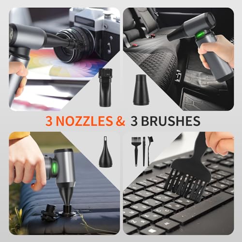 Compressed Air Duster 300000RPM Cordless 3-Speed Z73614