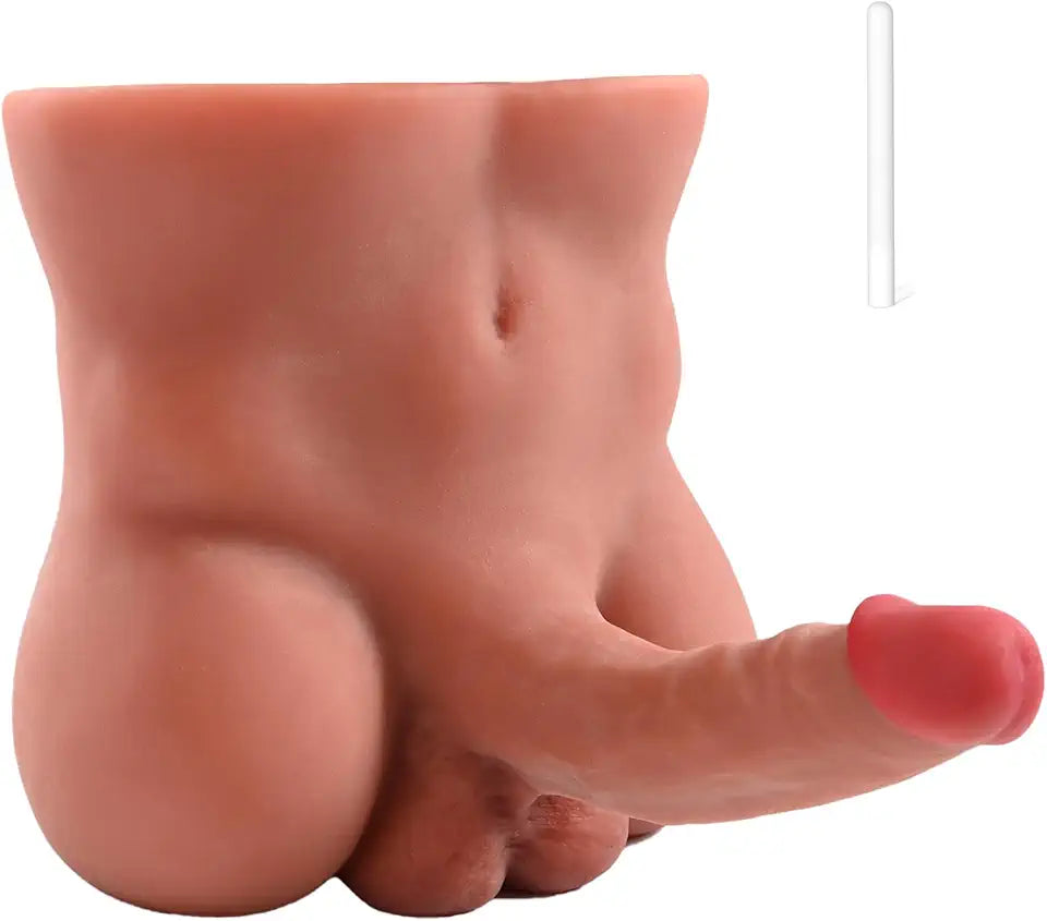 Brown Torso Dildo with Tight Hole B95491