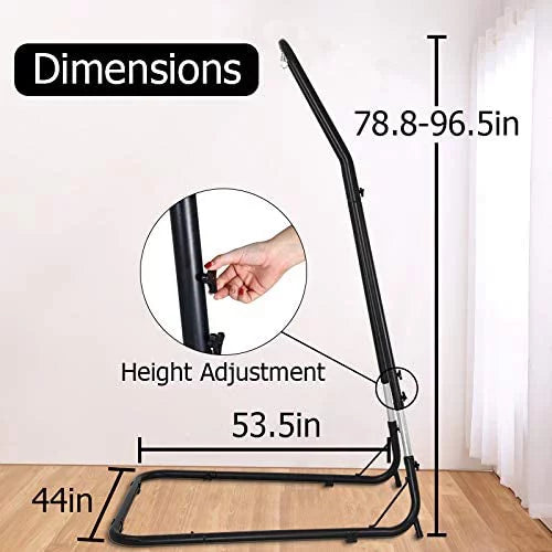 Hammock Chair Stands Solid Steel Black X6119