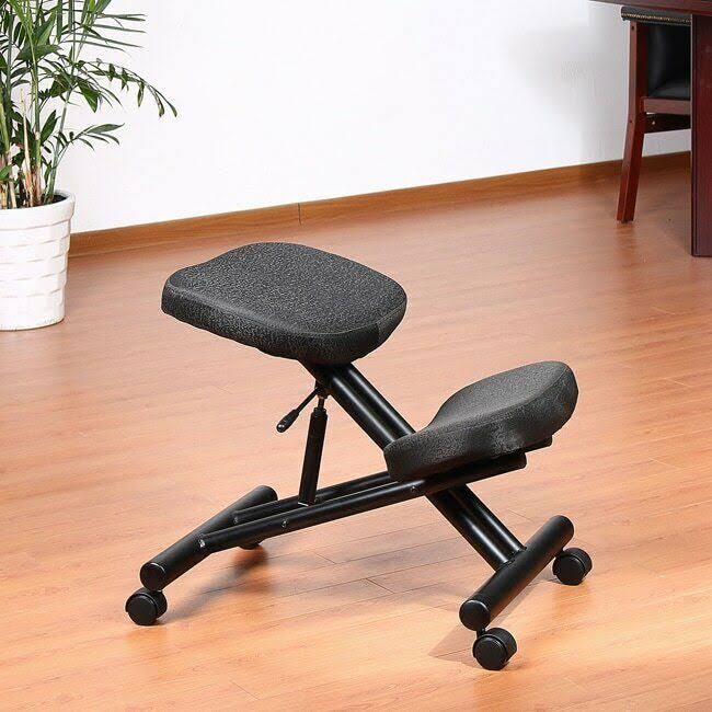 Black Ergonomic Kneeling Stool U35308