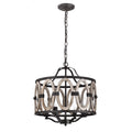 Faux Drift Wood 18inch Pendant Ceiling Lighted Chandelier P28371