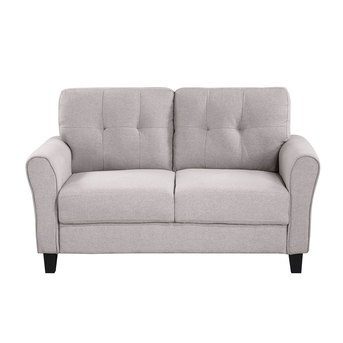 Light Grey-Blue Sofa Set with Armchair, Loveseat and 3-Seat Sofa I5860