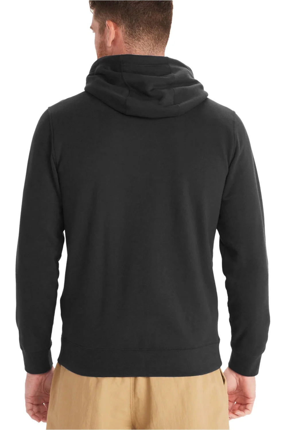 Mens Full Zip Hoodie Large Black H6512