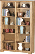 Cherry Finish Double Wide Bookcase Z88650