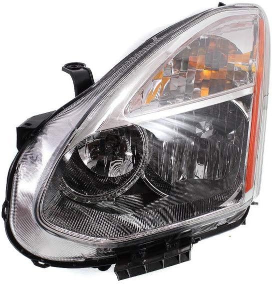 Headlight Assembly Driver Side with Bulbs D268