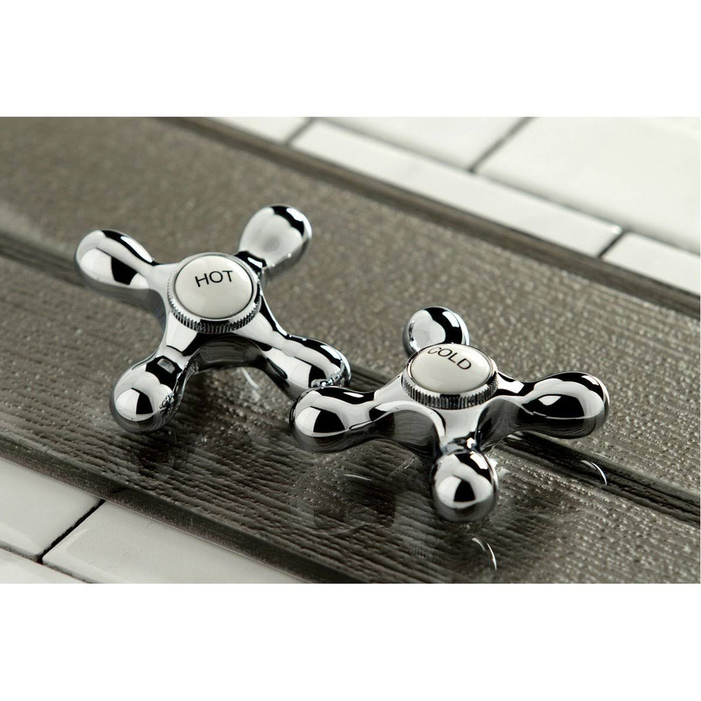 Polished Chrome Wall Mount Bathroom Faucet D871