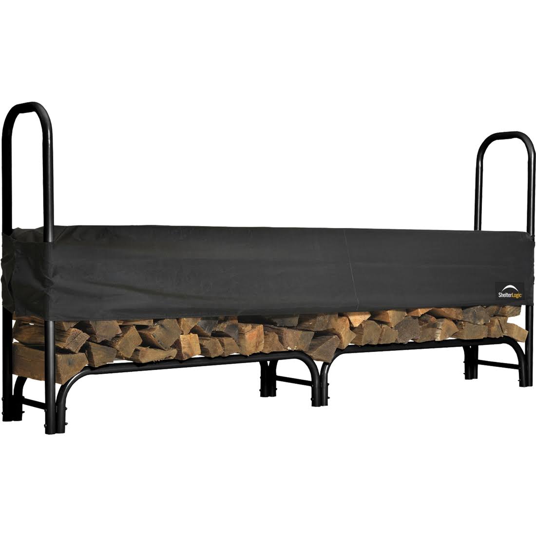 8 ft. Heavy Duty Firewood Rack with Cover J634898