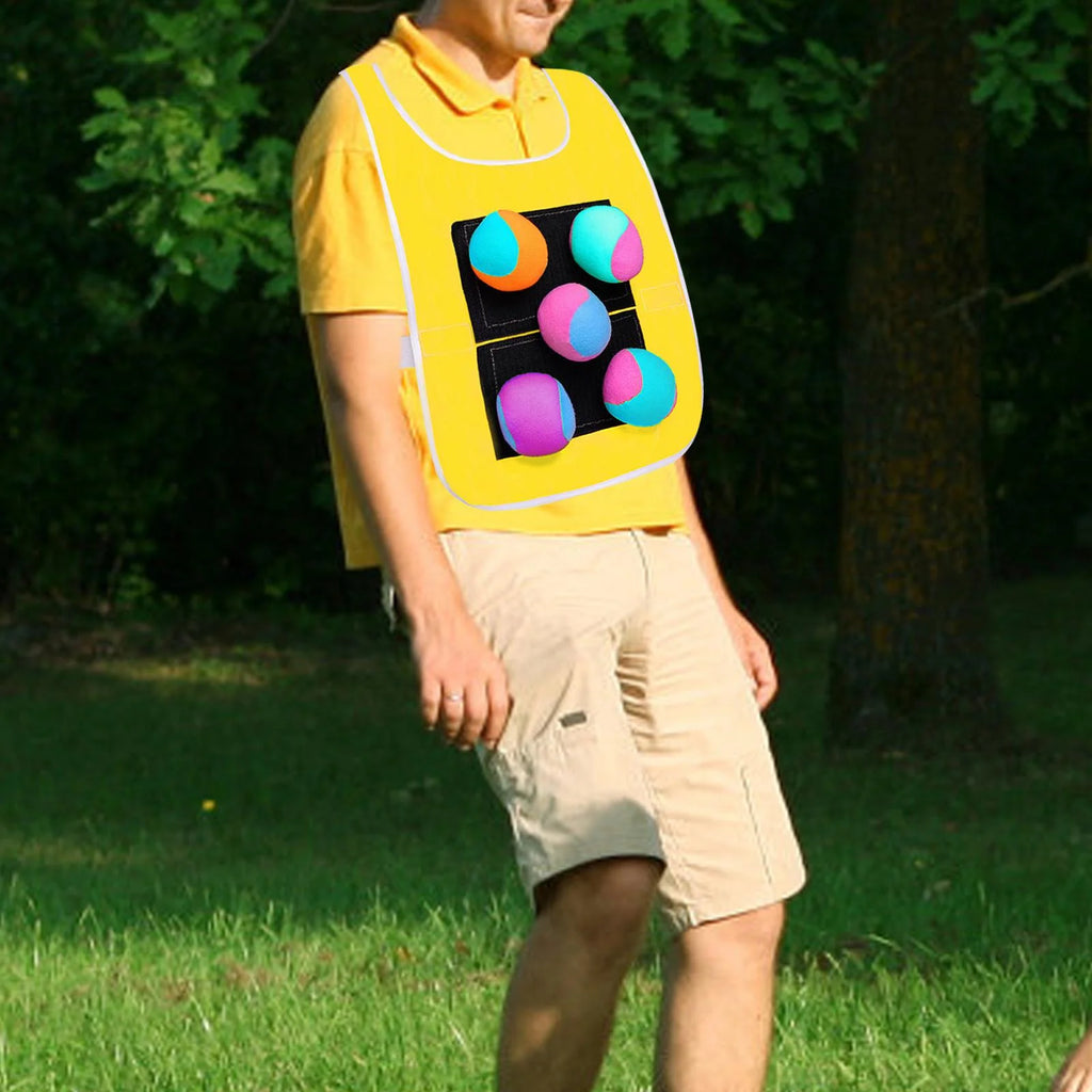 Sticky Dodgeball Vest with 5 Sticky Ball K629