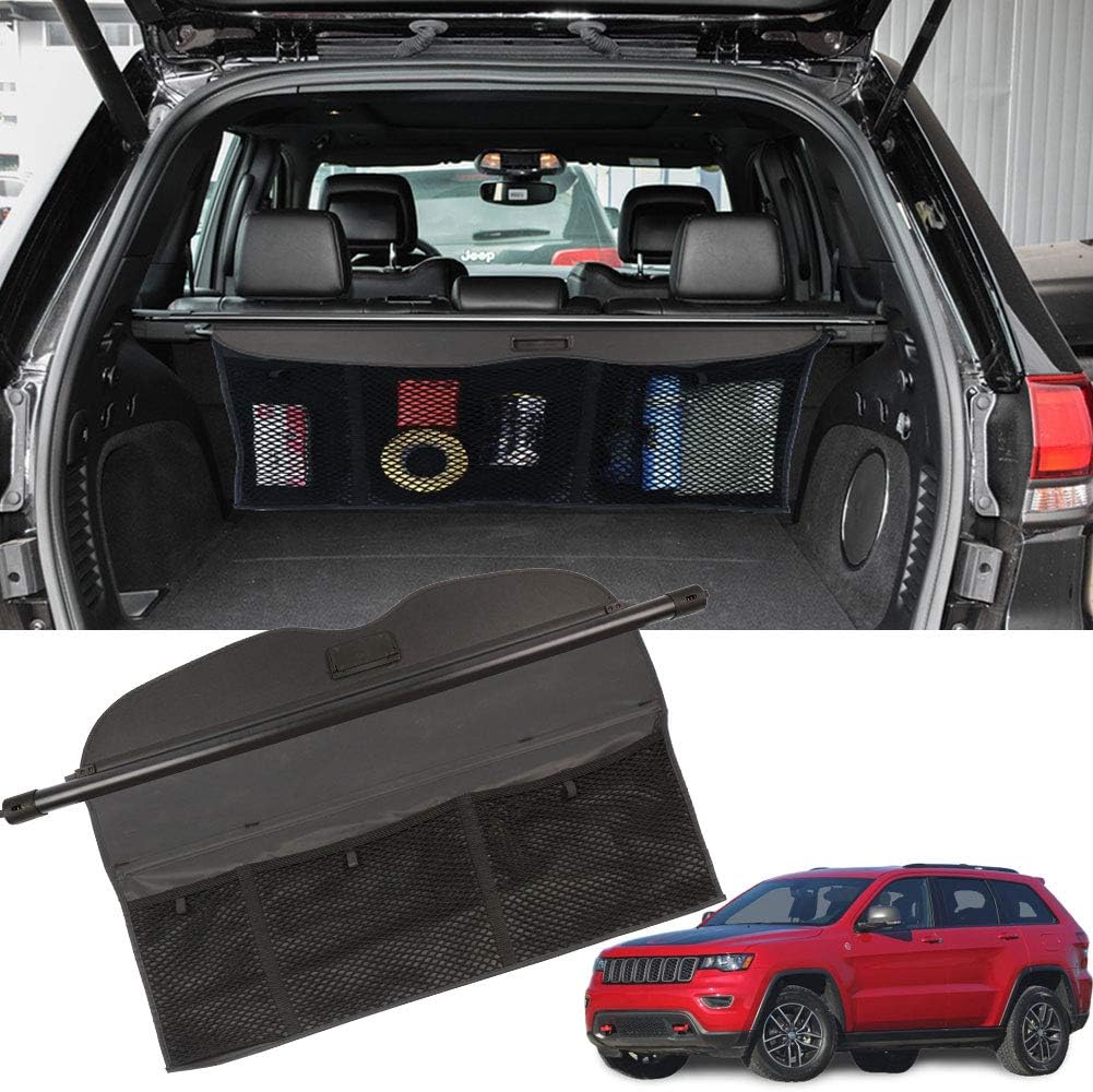 Black Retractable Cargo Cover G7534
