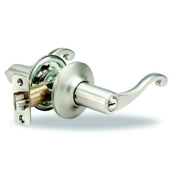 Satin Nickel Entry Door Lever J964