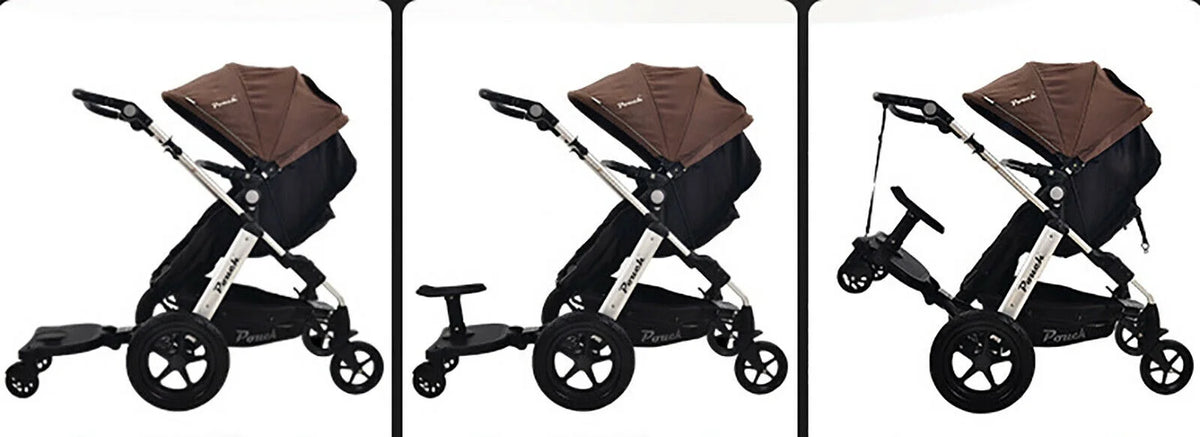 2-in-1 Stroller Ride Board with Detachable Seat and Standing Platform T28763
