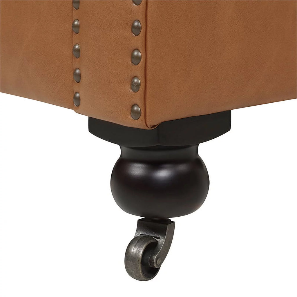 Caramel Tan Brown Armchair D407345