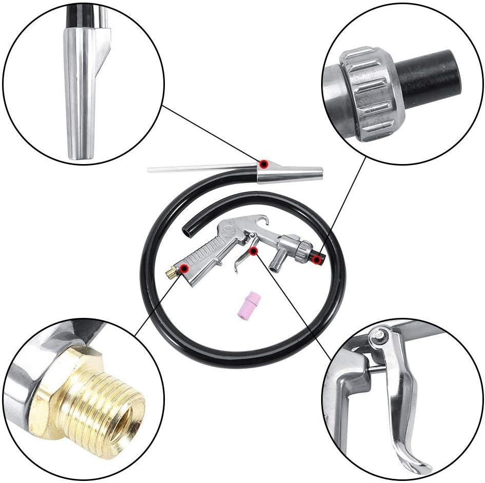Sand Blaster Kit Siphon Feed Gun Nozzle J593258