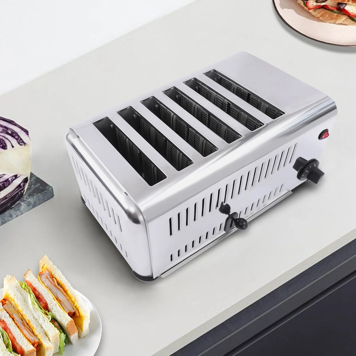 Stainless Steel Commercial Toaster 1680W S979670