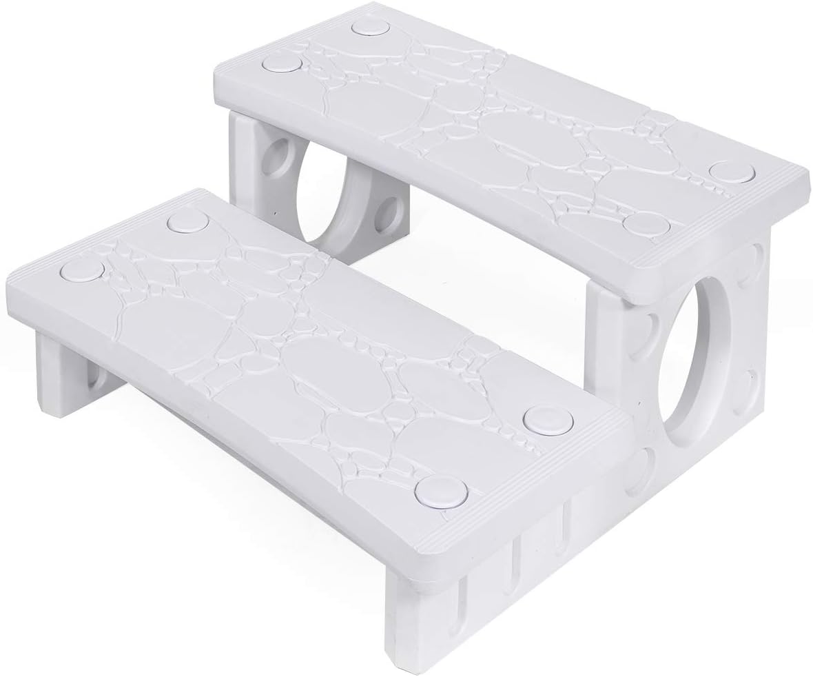 White 2-Step Lightweight Multi Purpose Deck Step G15900