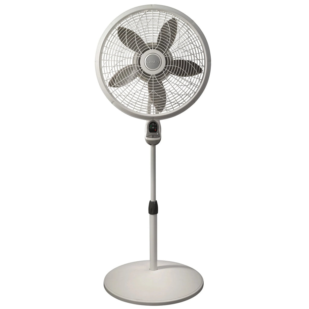 18 Oscillating Pedestal Fan with Remote, 3 Speeds, Black H5484