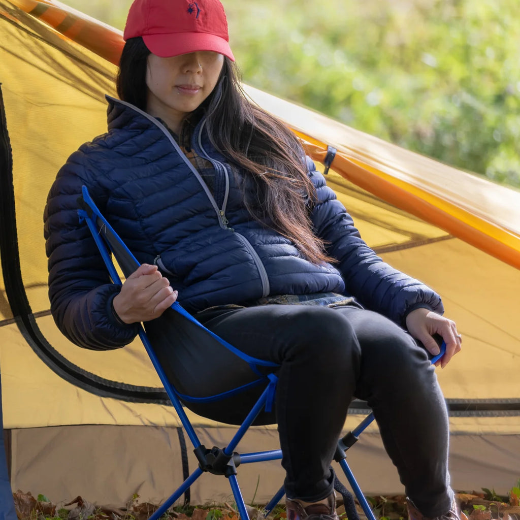 Compact Folding Backpacking Chair, Black U121