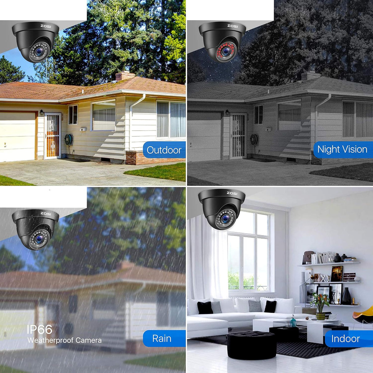 16 Channel 1080p CCTV Dome Camera Security System with 2TB Hard Drive D999192