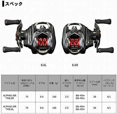 Alphas Air tw 8.6L (Left Handle) E387507