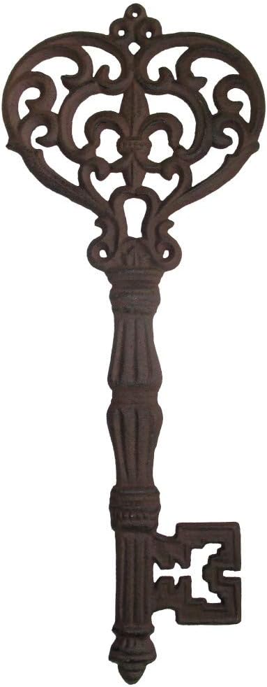Cast Iron Skeleton Key Wall Decor Pack of 2 I931