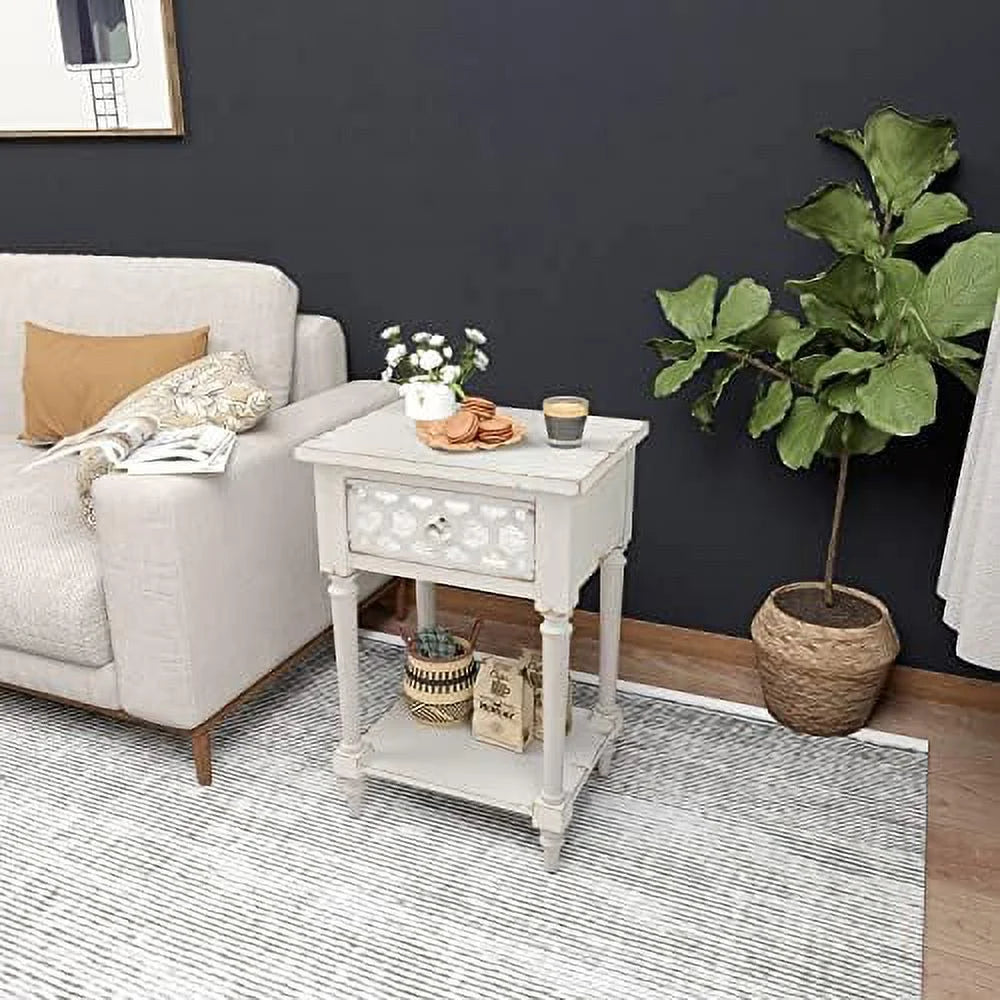 3 Drawer Wood Grain End Table B147