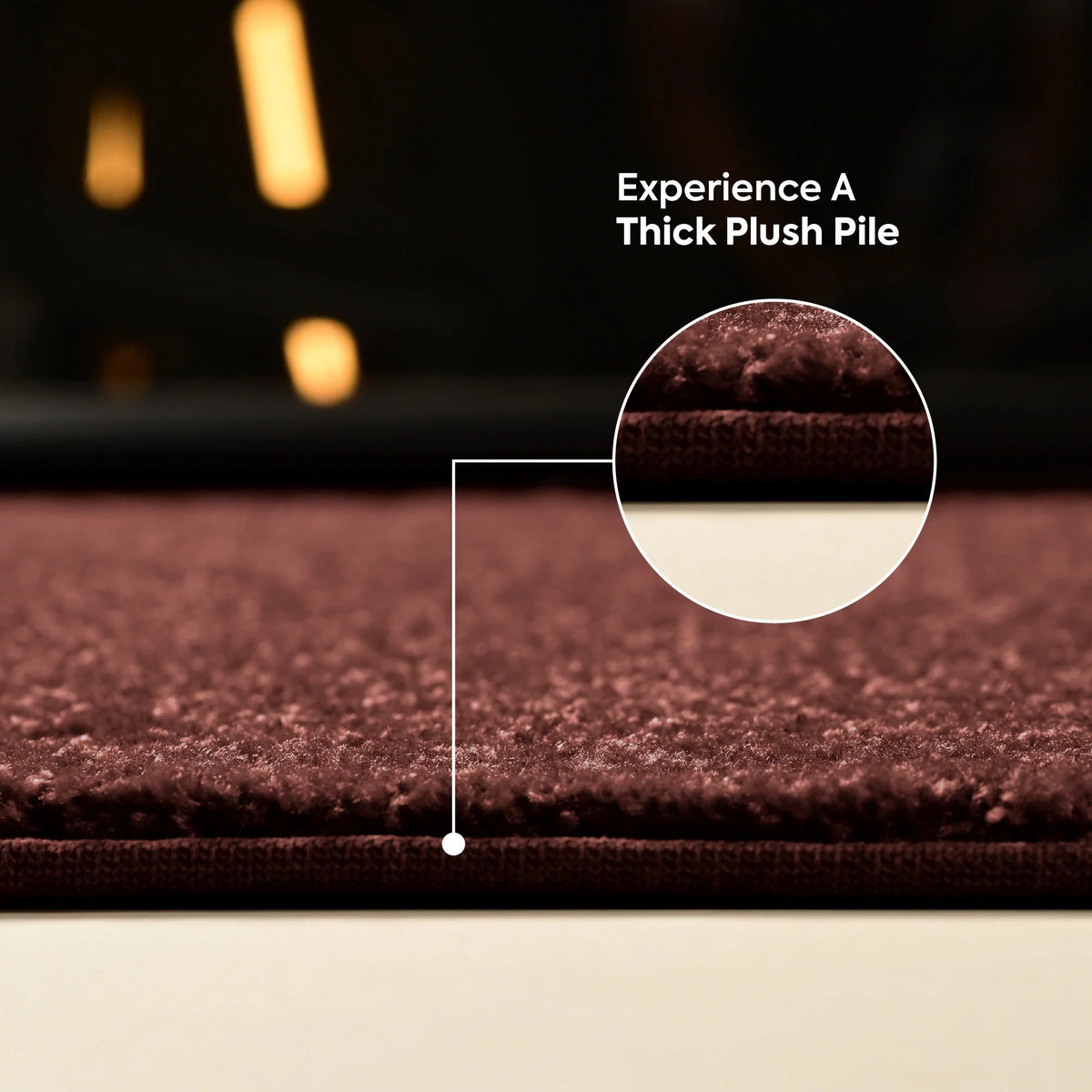 Chocolate Color 2' x 4' Rectangle Rug Set of 20 X443333