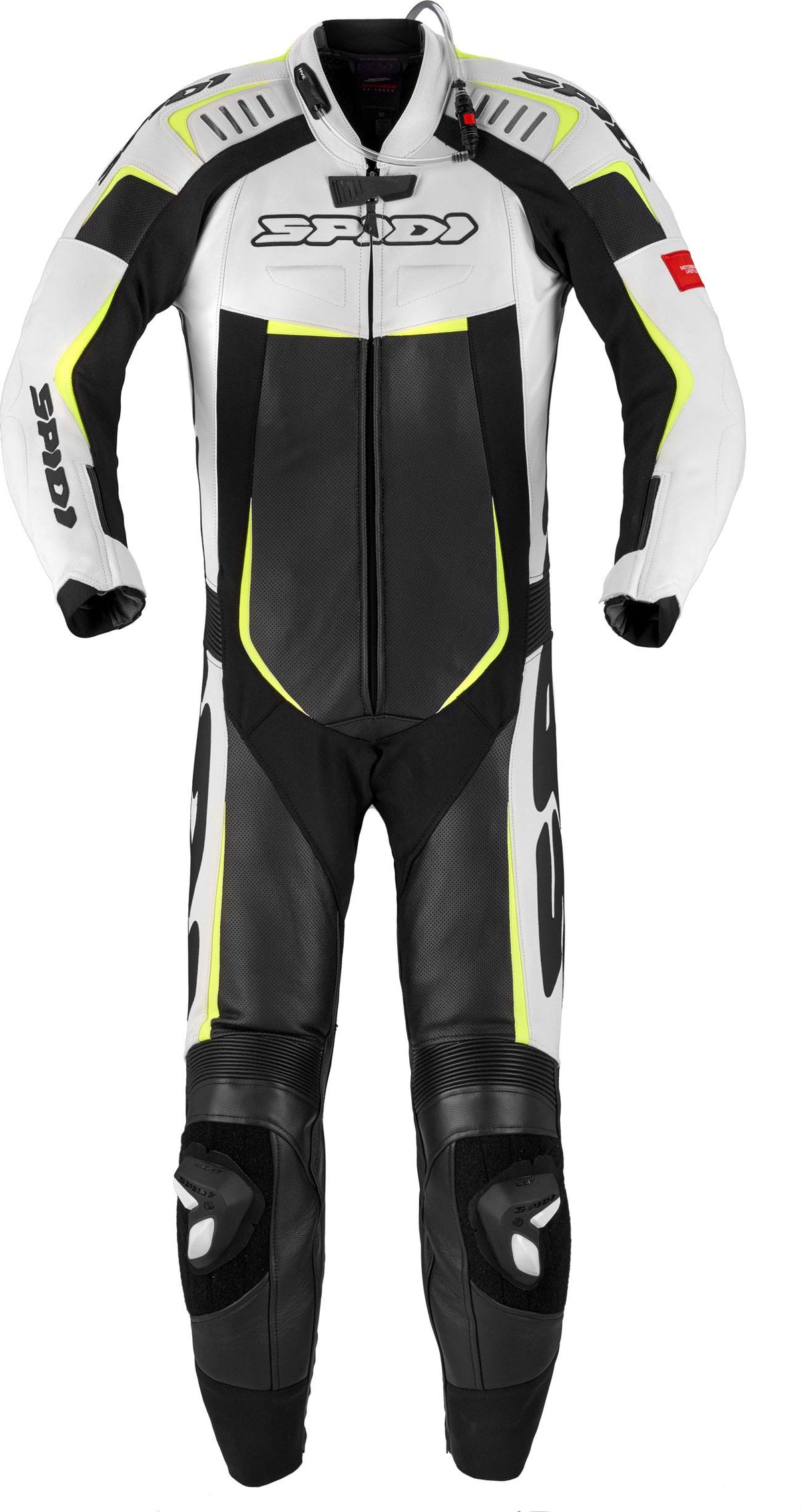 Black-Fluo Yellow Motorcycle Suit F92441