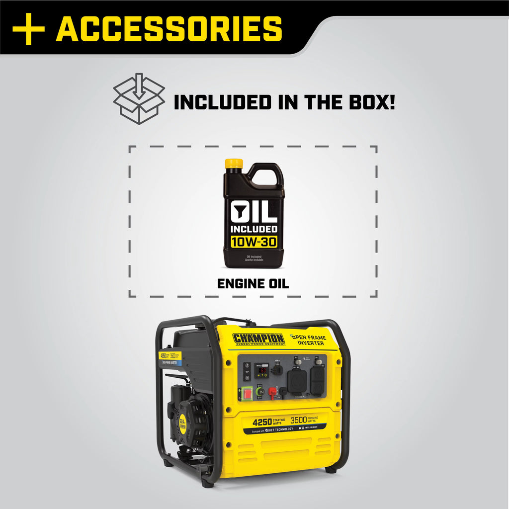 4250-Watt Gasoline Inverter Generator Q327