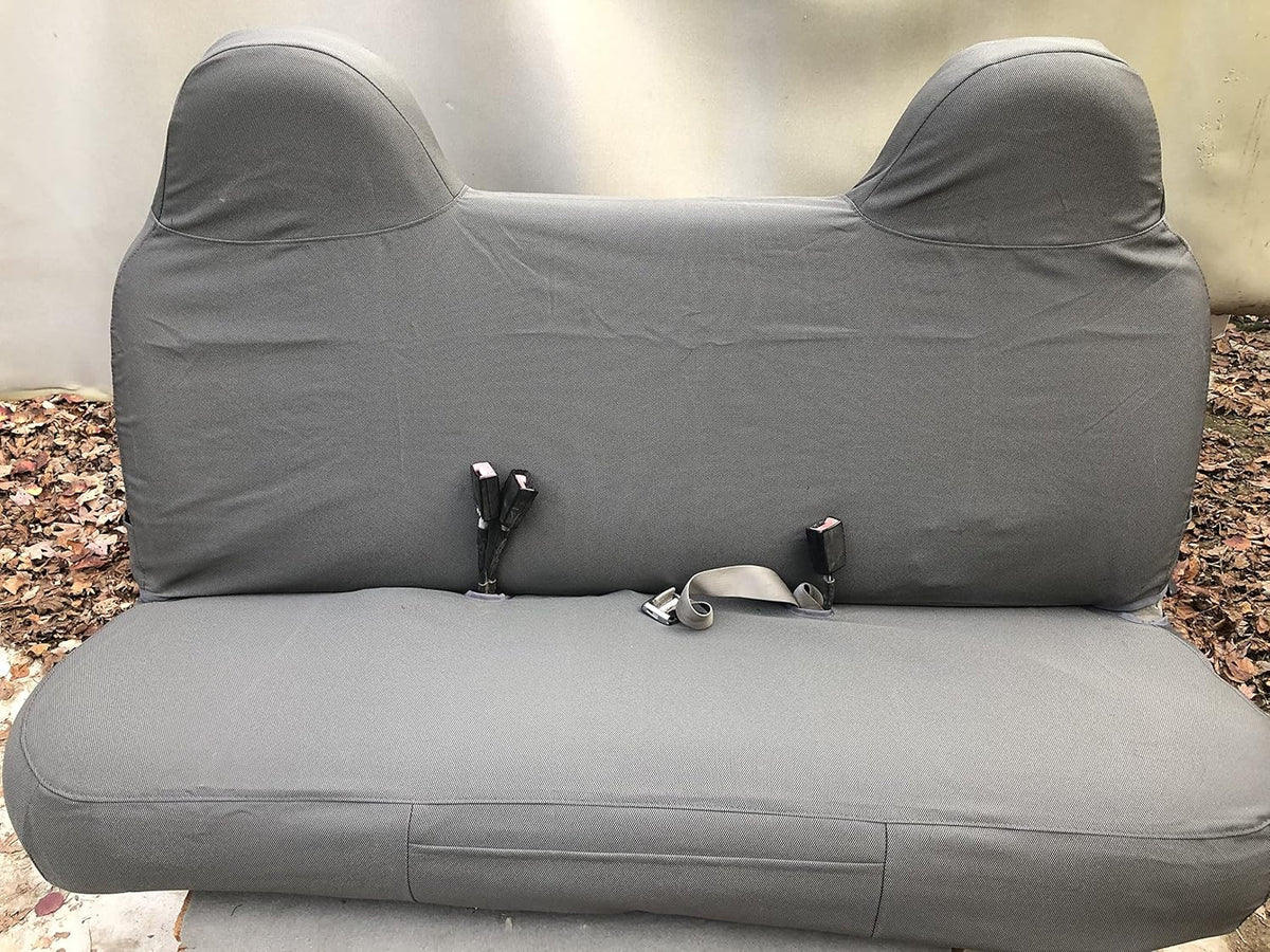 Dark Gray Custom Seat Covers for Ford F250-F550 Bench Seat T83945