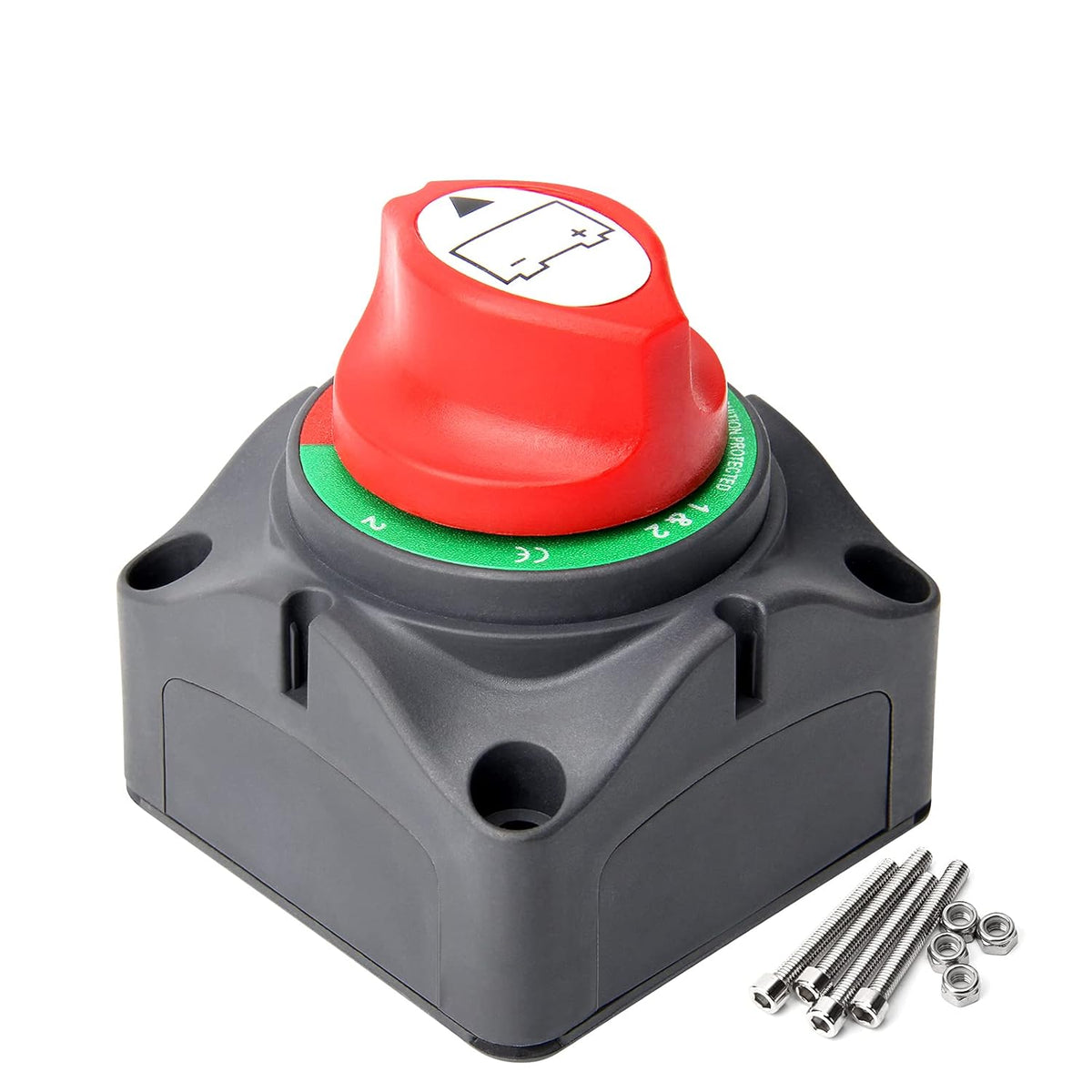 Battery Disconnect Switch 1-2-Both-Off 12V Marine Battery Master Switch B79184