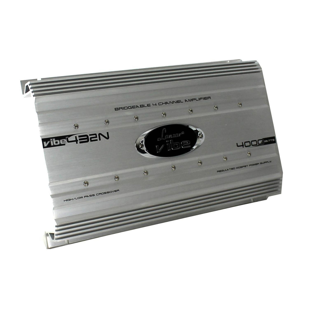 4000 Watt 4 Channel Car Audio Amplifier with Wiring Kit T877