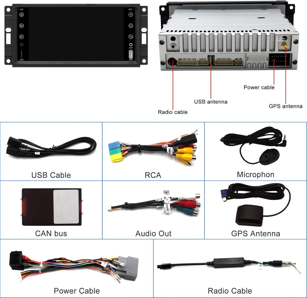 7 inch Touch Screen Car Stereo Q241