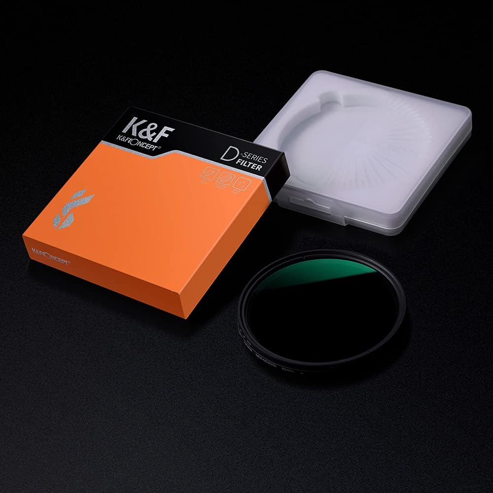 77mm Variable Neutral Density Filter ND8-ND2000 Adjustable ND Filter with Multi-Layer Coatings L811
