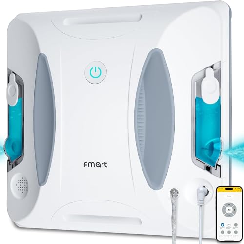Window Cleaner Robot Double-Sided Spray Water 3800Pa Suction R7821