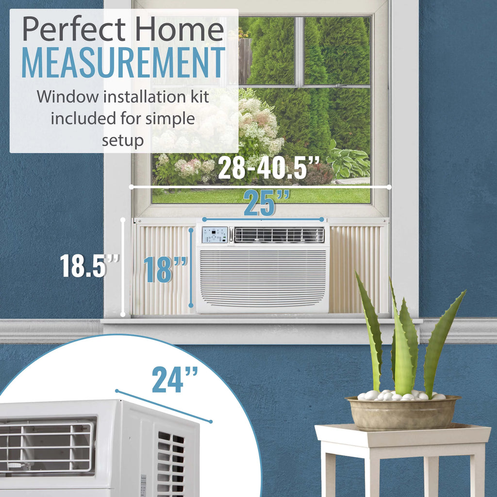 12,000 BTU Window-Mount Air Conditioner with LCD Remote Control T994