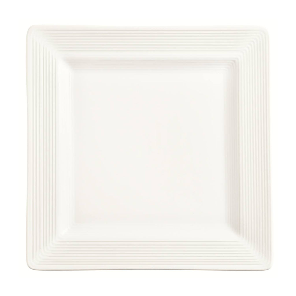 Slate 12x22 Carved Rim Square Plate L2529