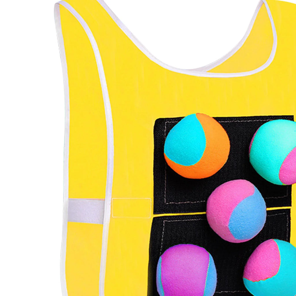 Sticky Dodgeball Vest with 5 Sticky Ball K629