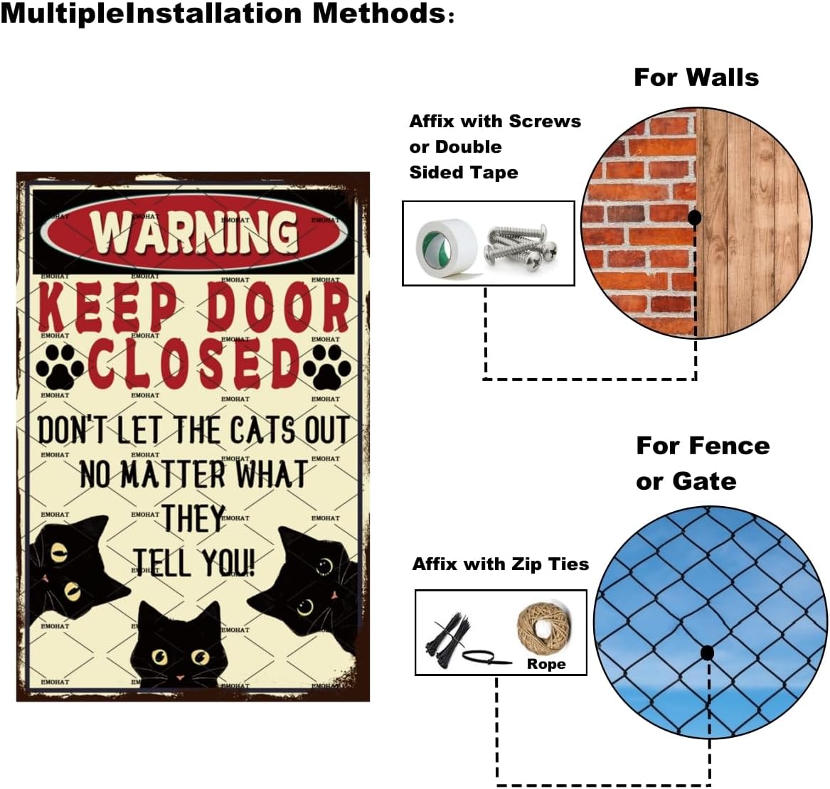 Metal Sign 8x12 Inch V999027