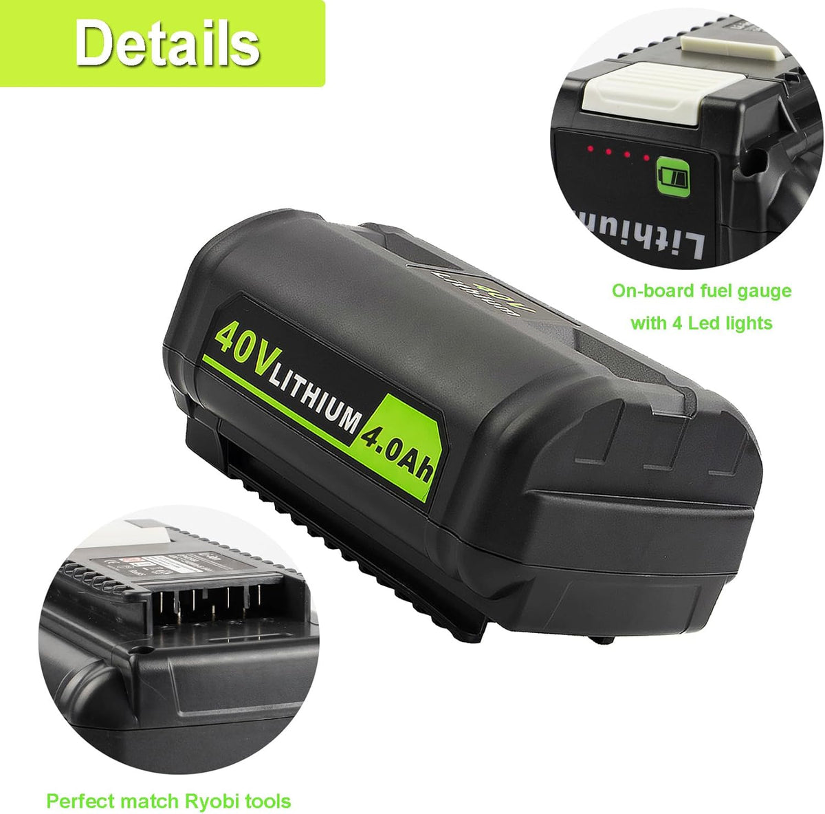 4.0Ah 40V Lithium Ion Battery L137