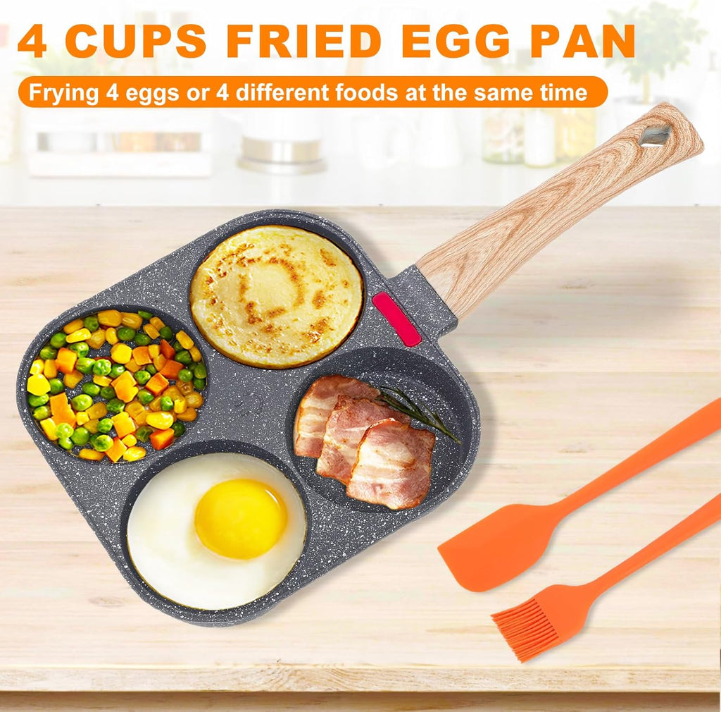 4 Cup Nonstick Aluminum Egg Pan E4119