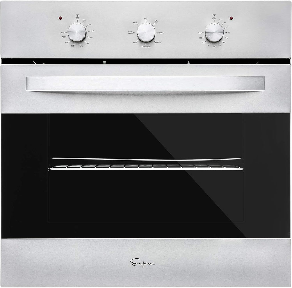24 Inch Stainless Steel Electric Single Wall Oven P1839