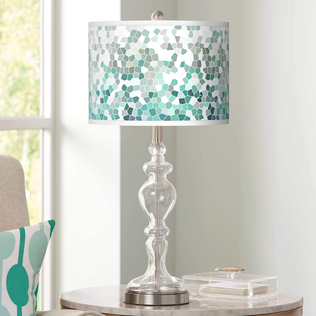 Clear Glass Table Lamp I1294