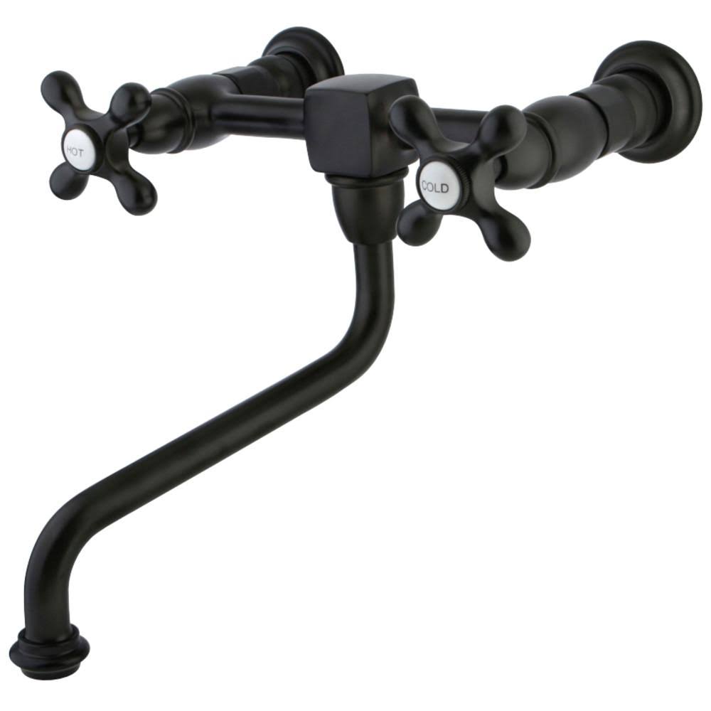 Polished Chrome Wall Mount Bathroom Faucet D871