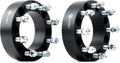 Black Forged 8x6.5 to 8x170 Wheel Adapters 2 Inch with 9/16" Studs Pack of 2 U5821