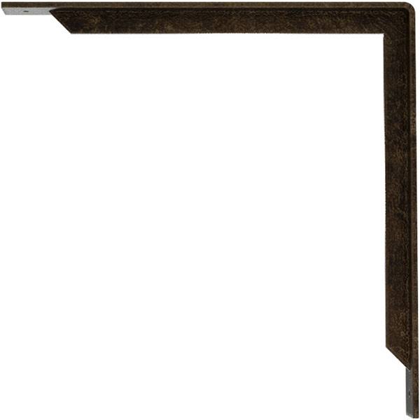 Antiqued Pale Gold Steel Bracket F5846