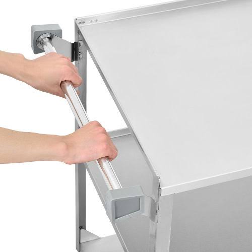 Stainless Steel Utility Cart 500 lb Cap H619