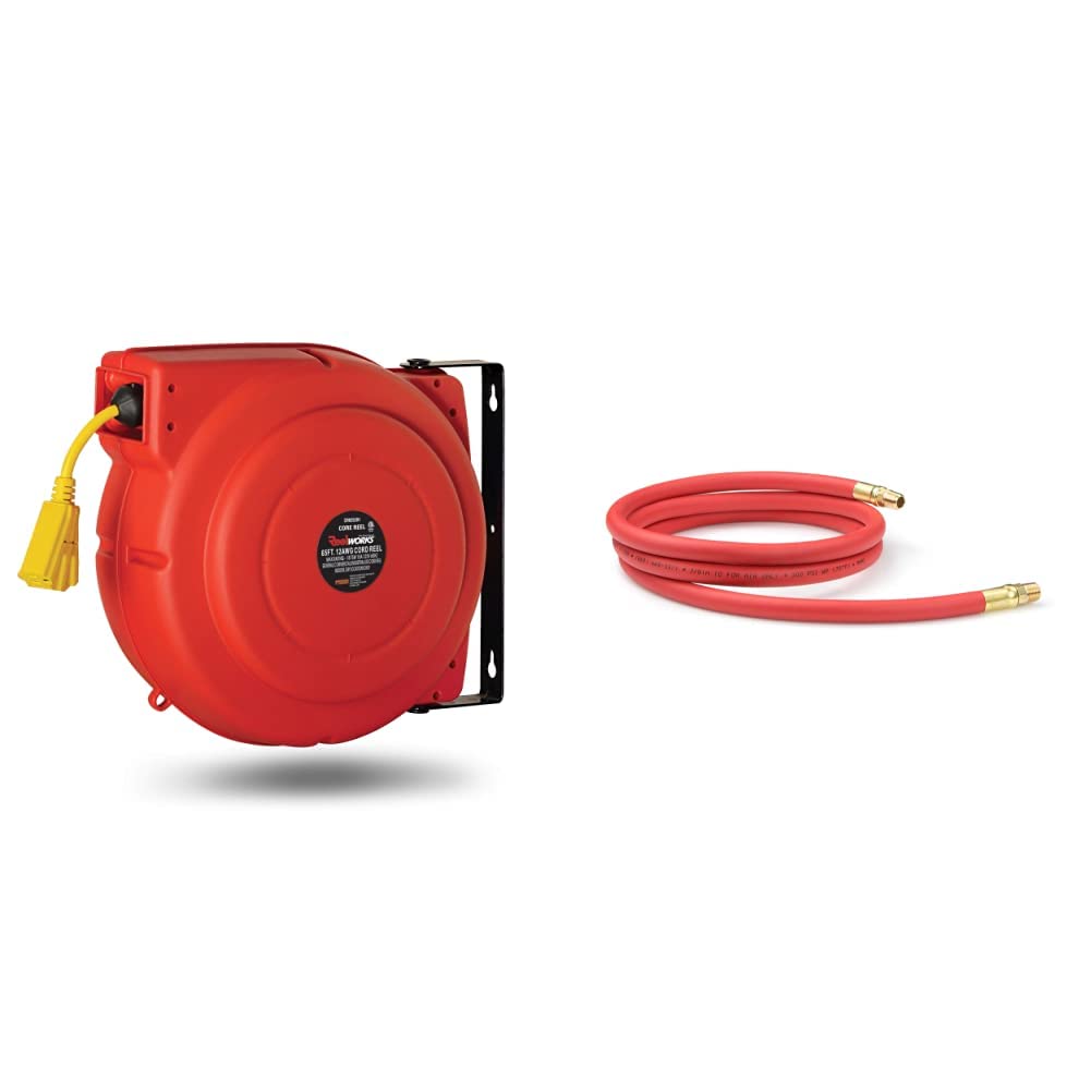 Extension Cord Reel Retractable 12AWG x 65' Heavy Duty Cable O928