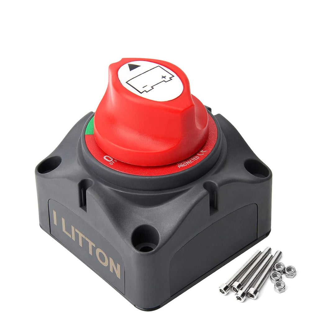 Battery Disconnect Switch 1-2-Both-Off 12V Marine Battery Master Switch B79184